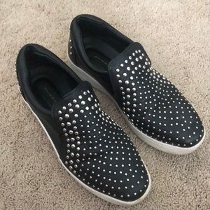 Steven Madden Black studded sneakers